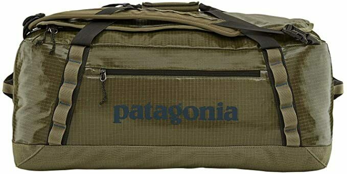 PATAGONIA BLACK HOLE DUFFEL WEATHER RESISTANT BAG 55L SAGE KHAKI 49342