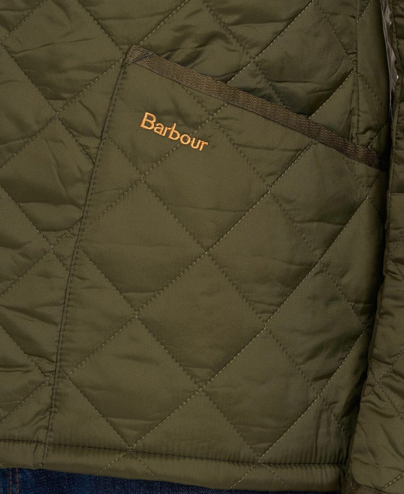 BARBOUR MEN'S HERITAGE LIDDESDALE QULITED CLASSIC JACKET sz S OLIVE MQU0240OL