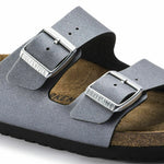 NEW BIRKENSTOCK WOMENS ARIZONA NARROW WIDTH ICY ANTHRACITE BIRKO FLOR 1014285