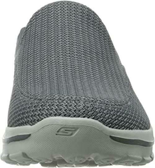 SKECHERS MEN'S PERFORMANCE GO WALK 3 SLIP ON SNEAKERS sz 9.5 EW CHARCOAL 53980EW