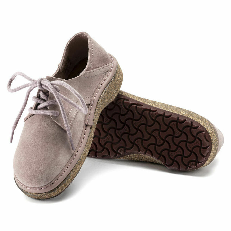 BIRKENSTOCK KID GARY LAVENDAR LACE UP SHOES SUEDE LEATHER GIRLS YOUTH 1017839