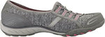 SKECHERS WOMEN'S BREATHE EASY GOOD LIFE WALKING SNEAKER sz 8.5 GRAY / PINK 22468