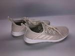 ADIDAS WOMEN'S CLOUDFOAM PURE 2.0 RUNNING SNEAKERS LACE UP sz 8 BEIGE F34485