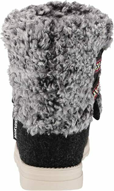 MUK LUKS WOMEN'S TAMARA PULL ON FASHION BOOTS sz 7 DARK GREY HEATHER 1000056 021