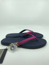 NEW HARI MARI WOMENS BEACHSIDE SANDALS BLACK or BERRY/NAVY SIZES 7-11 FREE SHIP