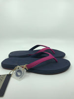 NEW HARI MARI WOMENS BEACHSIDE SANDALS BLACK or BERRY/NAVY SIZES 7-11 FREE SHIP