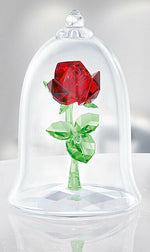 SWAROVSKI CRYSTAL BEAUTY AND BEAST ECHANTED ROSE Figurine 5230478