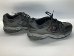 NEW SKECHERS MEN'S AFTERBURN SNEAKERS BLACK/GREY/RED sz 11.5 FREE SHIP 50125