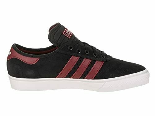 ADIDAS MEN ADI-EASE PREMIERE SKATEBOARDING sz 12 BLACK / BURGUNDY / WHITE BY3948