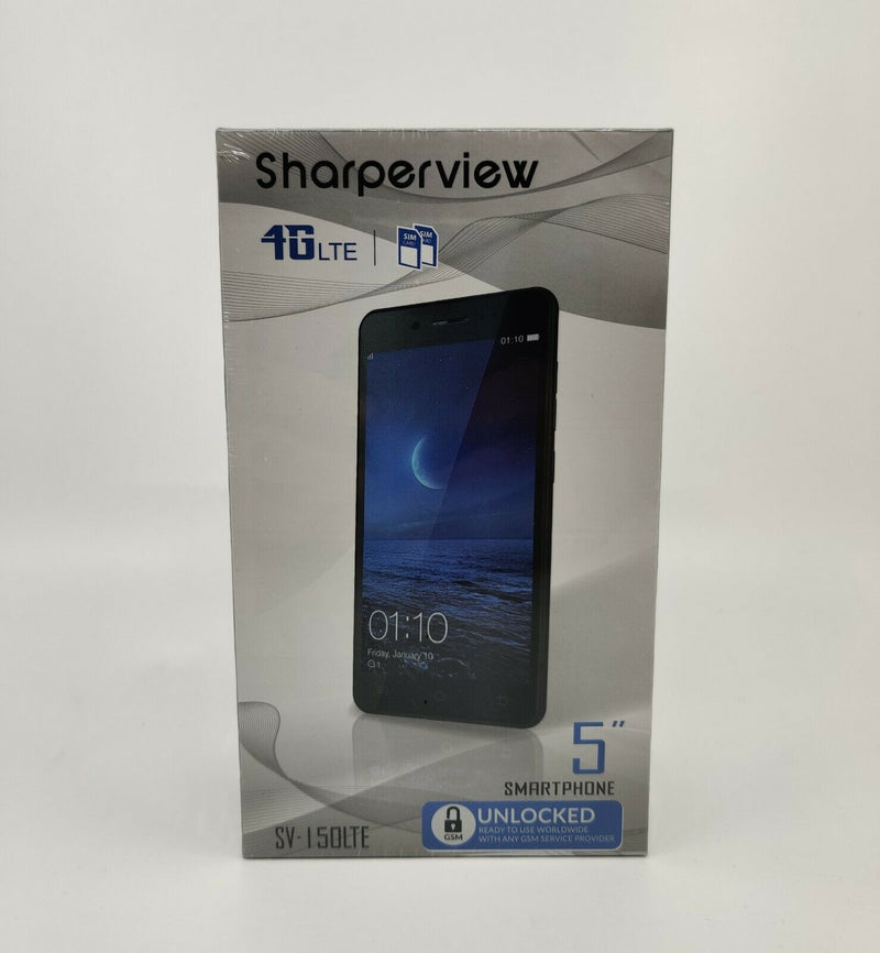 NEW SHARPERVIEW 4GLTE UNLOCKED 5" SMARTPHONE 8GB FREE SHIPPING