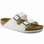 NEW BIRKENSTOCK WOMENS ARIZONA NARROW WIDTH SANDAL WHITE BIRKO FLOR 552683