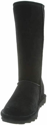 BEARPAW WOMEN'S ELLE TALL SUEDE WINTER PULL ON BOOTS sz 7.5 M BLACK II 1963W