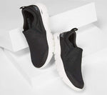 NEW SKECHERS MEN GO WALK EVOLUTION ULTRA SHOES BLACK WHITE sz13 FREE SHIP