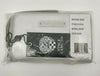 Vince Camuto Vivi Indexer Wristlet Clutch Wallet Leather Cell Phone Case Silver