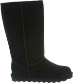 BEARPAW WOMEN'S ELLE TALL SUEDE WINTER PULL ON BOOTS sz 7.5 M BLACK II 1963W