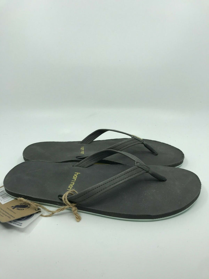 NEW HARI MARI WOMENS FIELD SANDALS TAN/BLUE or DARK GREY/AQUA Sze 7-11 FREE SHIP