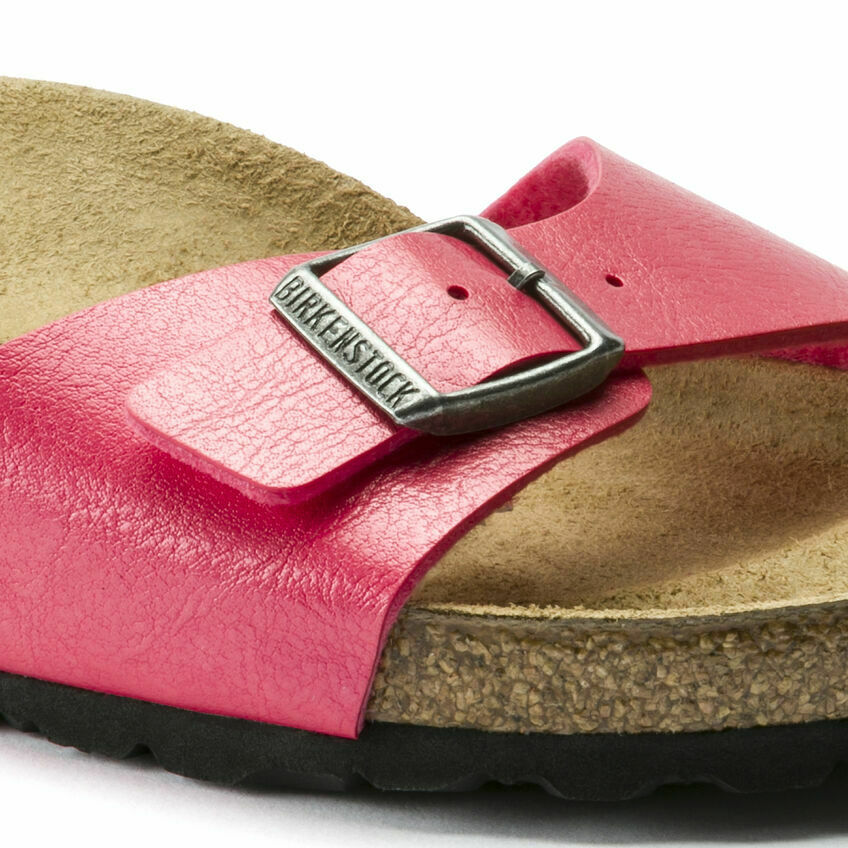 BIRKENSTOCK MADRID SANDALS WOMEN BIRKO FLOR RASPBERRY NARROW WIDTH 1016063