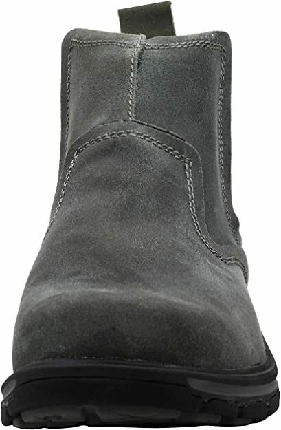 SKECHERS MEN'S RELAXED FIT SEGMENT DORTON LEATHER BOOT sz 11 CHARCOAL 64263