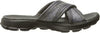 SKECHERS WOMEN PERFORMANCE GO WALK MELLOW FLIP FLOP SANDAL FLAT sz 7 BLACK 14252