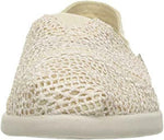 SKECHERS WOMEN'S BOBS WORLD DREAM CATCHER SLIP ON FLAT SHOE sz 7.5 NATURAL 33752