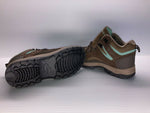 NORTHSIDE WOMEN'S PIONEER MID LEATHER HIKING SHOE BOOT BROWN SAGE sz 10 TRAIL