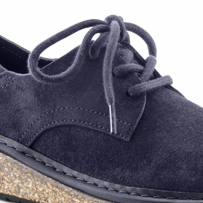 BIRKENSTOCK KID GARY NAVY LACE UP SHOES SUEDE LEATHER BOYS UNISEX YOUTH 1017840