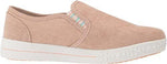 MUK LUKS WOMEN'S STREET SAVVY SNEAKERS SLIP ON LOAFERS sz 6.5 BLUSH 1200122-650