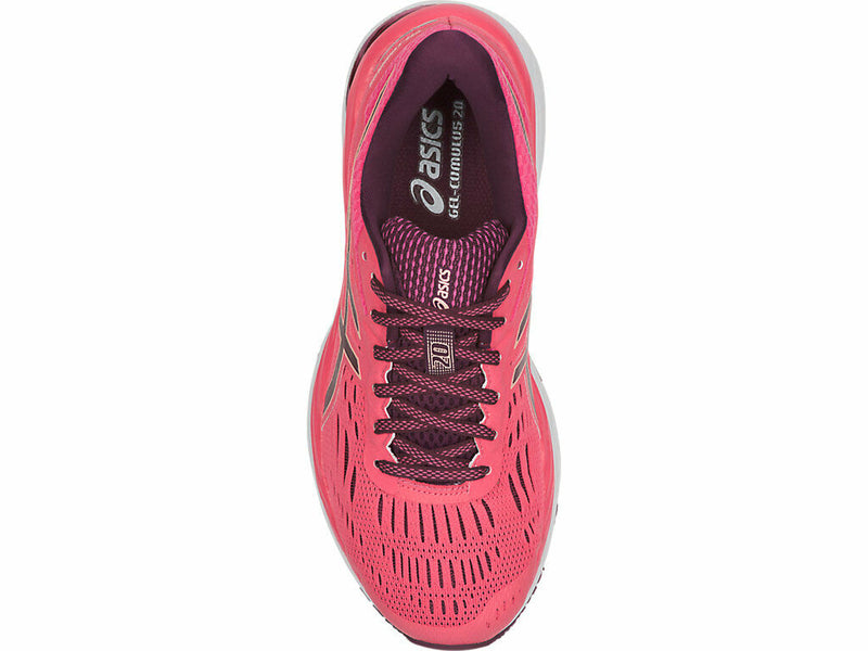 ASICS WOMEN'S GEL CUMULUS 20 RUNNING SHOE SNEAKER 8 PINK CAMEO ROSELLE 1012A008