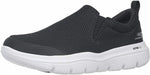 NEW SKECHERS MEN GO WALK EVOLUTION ULTRA SHOES BLACK WHITE sz13 FREE SHIP