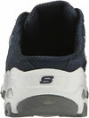 SKECHERS WOMEN'S D'LITES RESILIENT SLIP ON MULE sz 10 W NAVY / WHITE 11940W