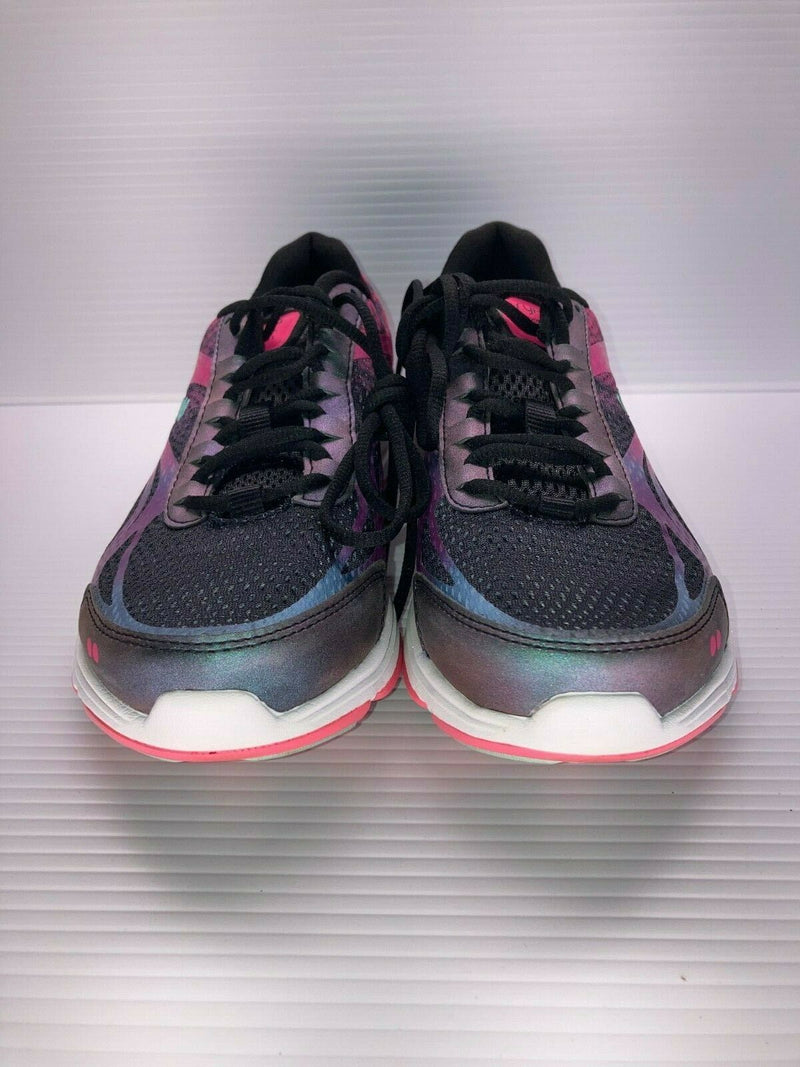 NEW RYKA WOMEN'S DEVOTION PLUS 2 WALKING SHOE SNEAKER BLACK/ PINK 8.5 FREE SHIP