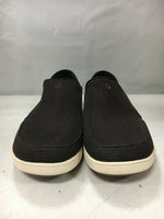 NEW OLUKAI MENS NOHEA MESH SLIP-ON SHOES DARK JAVA/ROJO SIZE 13 FREE SHIPPING