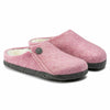 BIRKENSTOCK KID ZERMATT SHEARLING WOOL CLOG SLIPPER NARROW WIDTH ROSE 1017851