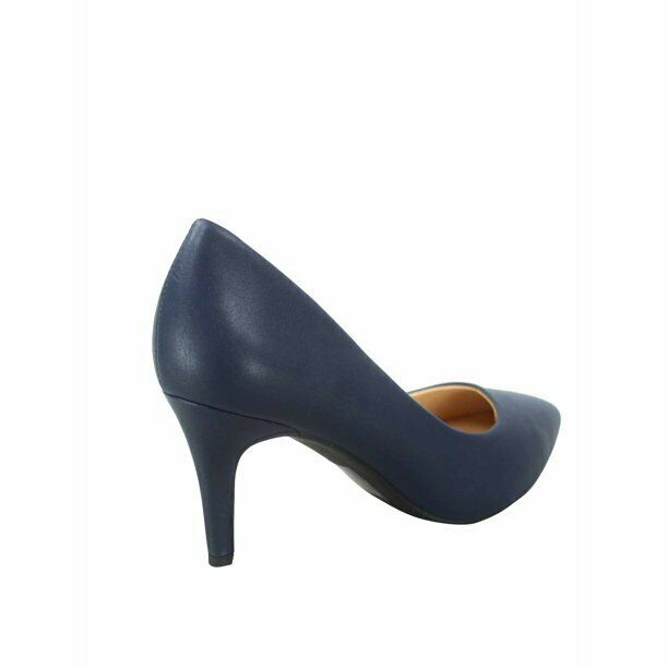 CITYCLASSIFIED WOMEN'S COMFORT COEN S MEDIUM HEEL PUMP DRESS SHOES sz 10 NAVY