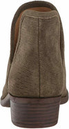 LUCKY BRAND WOMEN'S BALEY ANKLE SPLIT SUEDE BOOT sz 6 W DARK OLIVE 0310LK5911