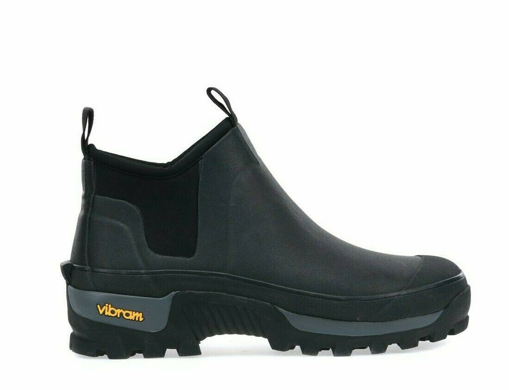 NEW Western Chief Neoprene Ankle Boot Mens Waterproof Slip-on BLACK VIBRAM Sole