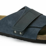 BIRKENSTOCK MENS KYOTO SUEDE LEATHER SLIDE SANDAL NAVY 1016478 EU 46 (US13-13.5)