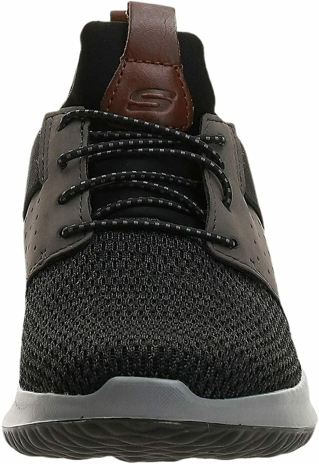 SKECHERS MEN'S DELSON CAMBEN COMFORT SPORT CASUAL SNEAKER sz 13 BLACK GREY 65474