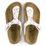 NEW BIRKENSTOCK KIDS GIZEH CONFETTI WHITE BIRKO FLOR SANDAL 1016013 FREE SHIP