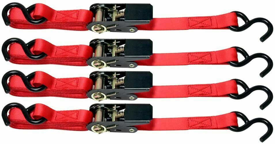 NEW CARGOLOC RACHET TIE DOWNS 4 PACK FREE SHIPPING