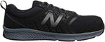 NEW BALANCE MENS 412 ALLOY TOE WORK INDUSTRIAL SHOE 10.5 W BLACK SILVER MID412B1