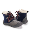 NEW MUK LUKS MELISSA SNOW BOOTS NAVY FAUX FUR LINED WARM WATERPROOF FREE SHIP