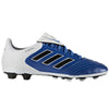 ADIDAS KIDS COPA 17.4 FXG J SOCCER SHOES sz 5.5 K BLUE / WHITE / BLACK BA9734