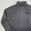 THE NORTH FACE WOMEN'S AGAVE FLEECE FULL ZIP LONG SLEEVE JACKET sz M GREY A2RDGY