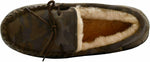 BEARPAW MENS MOC II SHEEPSKIN COMFORT MOCCASIN SLIPPERS sz 9  EARTH CAMO 1295M