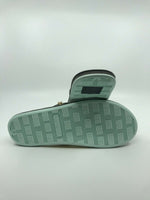 NEW HARI MARI WOMENS FIELD SANDALS TAN/BLUE or DARK GREY/AQUA Sze 7-11 FREE SHIP