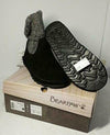 BEARPAW WOMEN'S VIRGINIA PULL ON WINTER SUEDE BOOT sz 6 M BLACK / KNIT 2133W