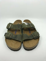 BIRKENSTOCK MEN ARIZONA OILED LEATHER SANDAL JADE SIZE 45EU(12-12.5US) FREE SHIP