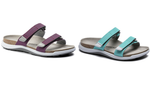 BIRKENSTOCK SAHARA CC SANDAL BIRKO FLOR FUTURA PURPLE AQUA WOMENS SANDAL SPORT