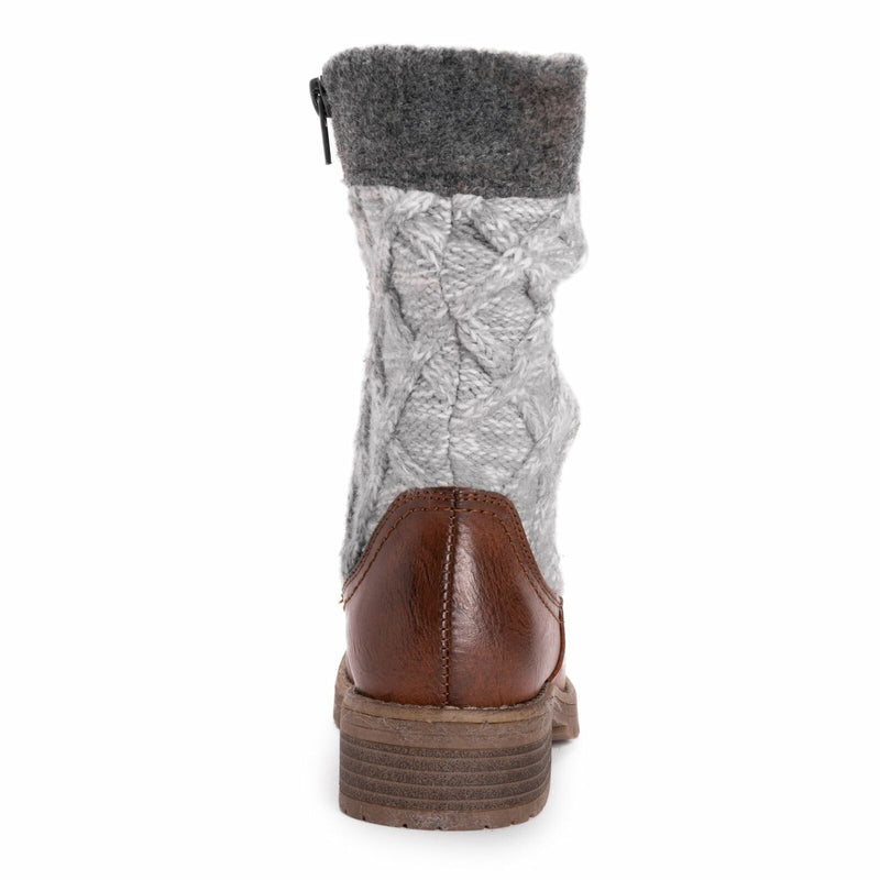 MUK LUKS WOMEN'S FABLE WATER RESISTANT FASHION BOOTS COGNAC sz 8, 10 10000642407